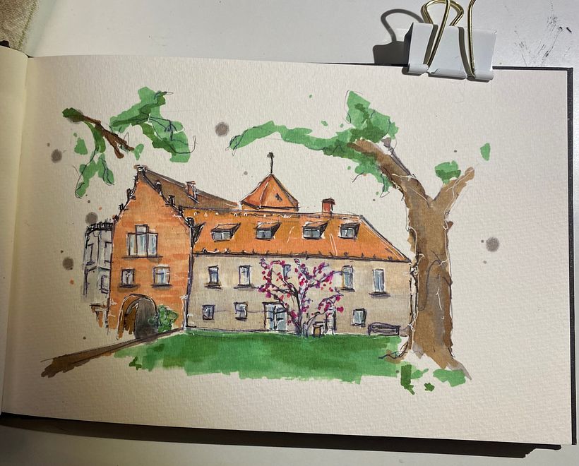 My project for course: Expressive Architectural Sketching with Colored Markers 2