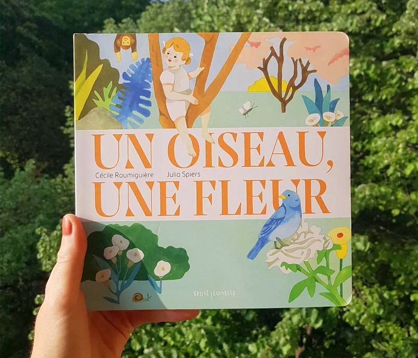 Un oiseau, une fleur 1