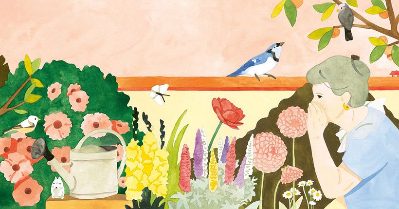 Un oiseau, une fleur 6