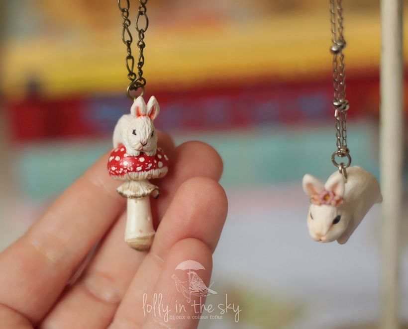 Colares e Broches com Coelhos 4