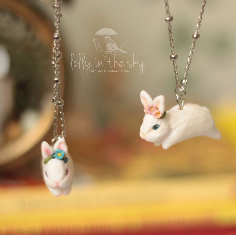 Colares e Broches com Coelhos 6
