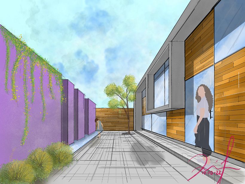 Mi proyecto del curso: Sketching arquitectónico y artístico con Procreate 3