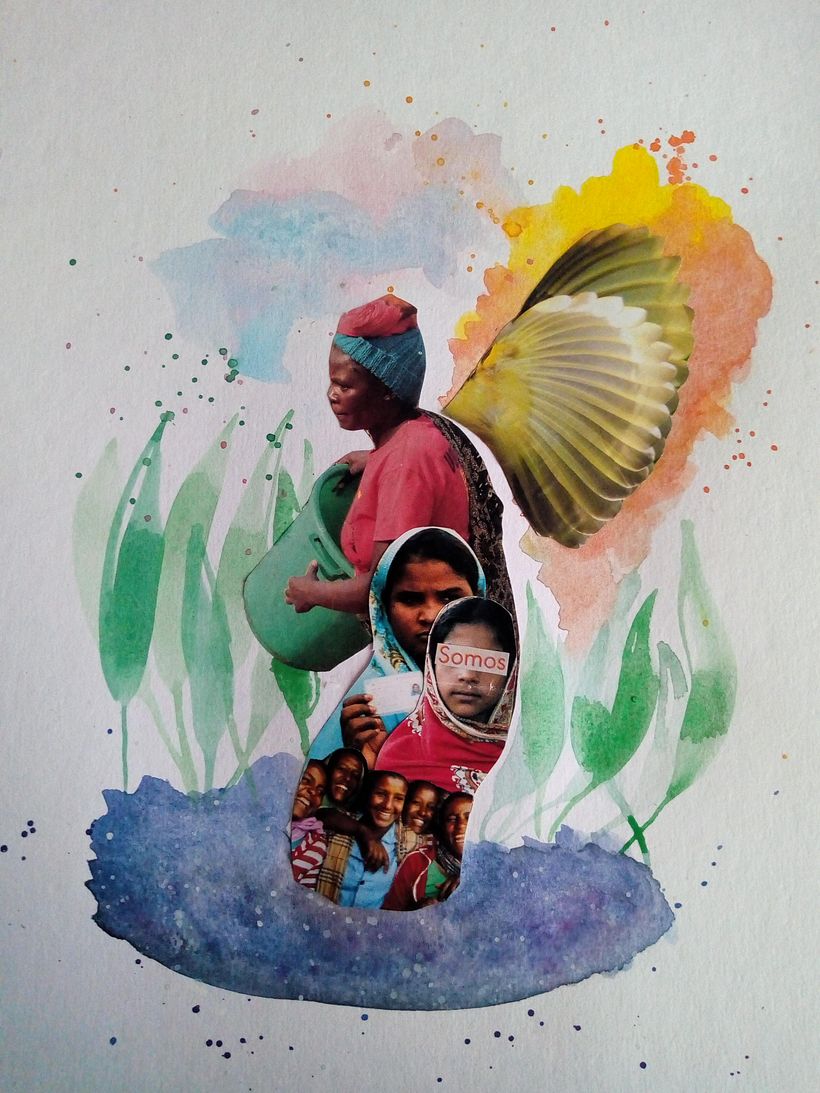 Mi proyecto del curso: Collage artístico con técnicas mixtas 3