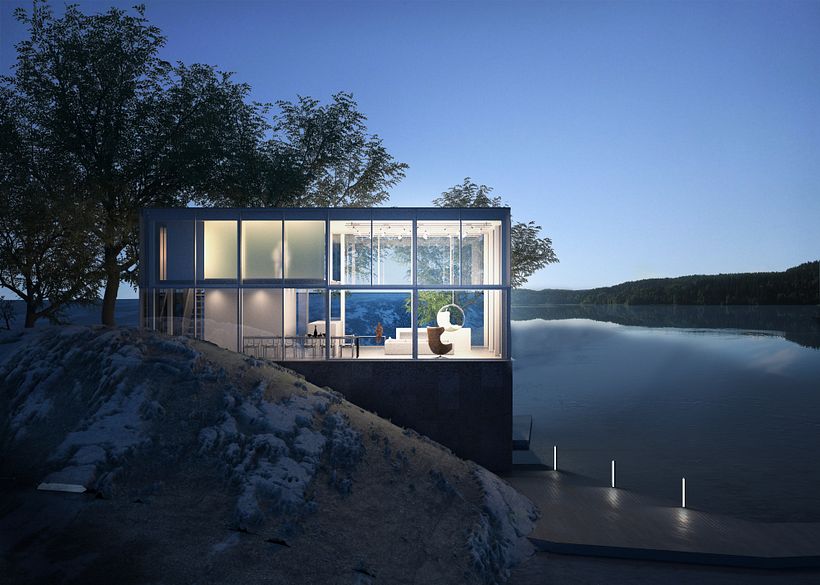 Mi proyecto del curso: Representación de espacios arquitectónicos con 3D Studio Max 1
