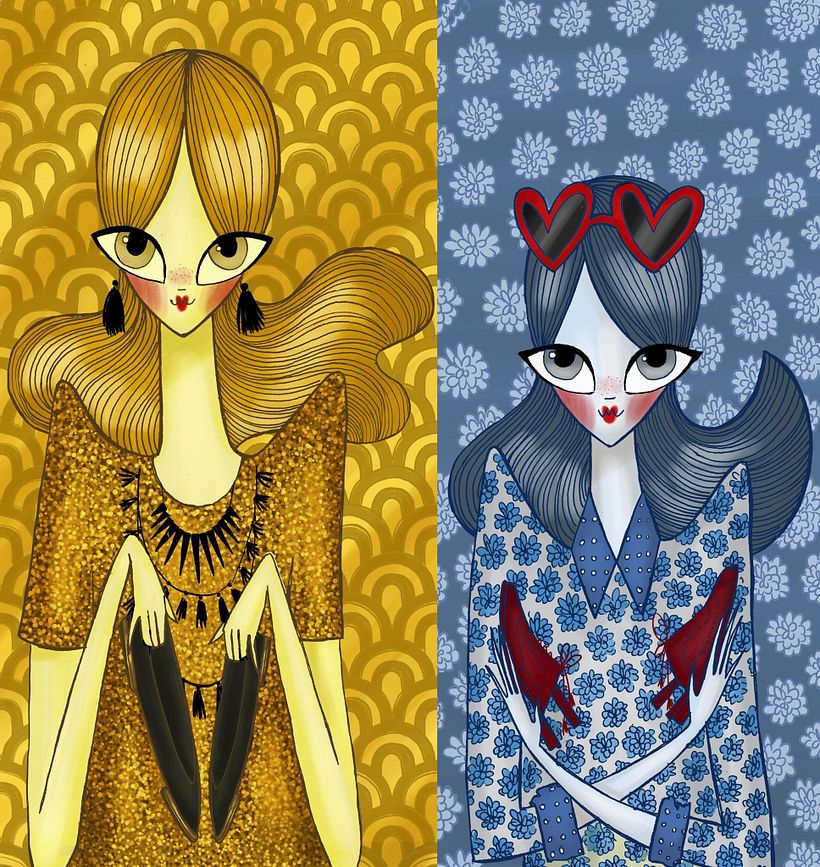 Ilustraciones para Melissa Shoes 2