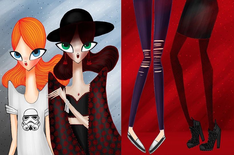 Ilustraciones para Melissa Shoes 3