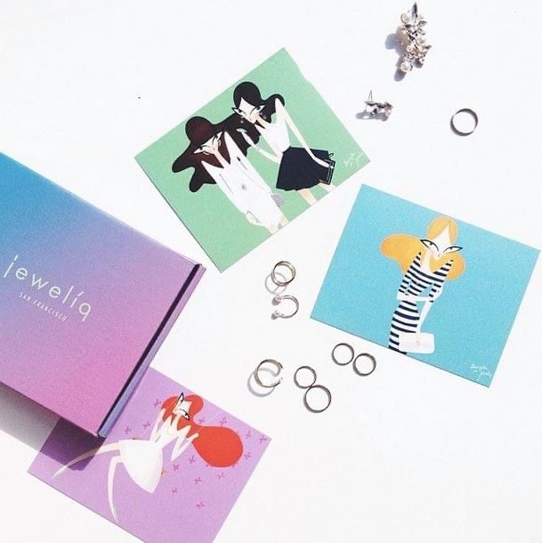 Ilustracion para tarjetas de agradecimiento Jewliq 1