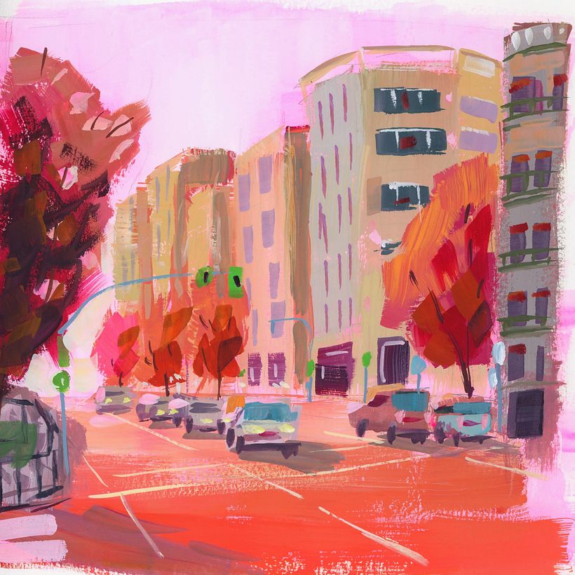 Following along with Tommy's painting