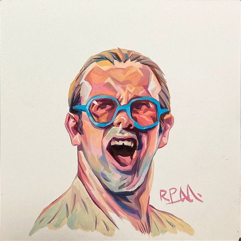 Acrylic Gouache Portrait Painting Projects 4