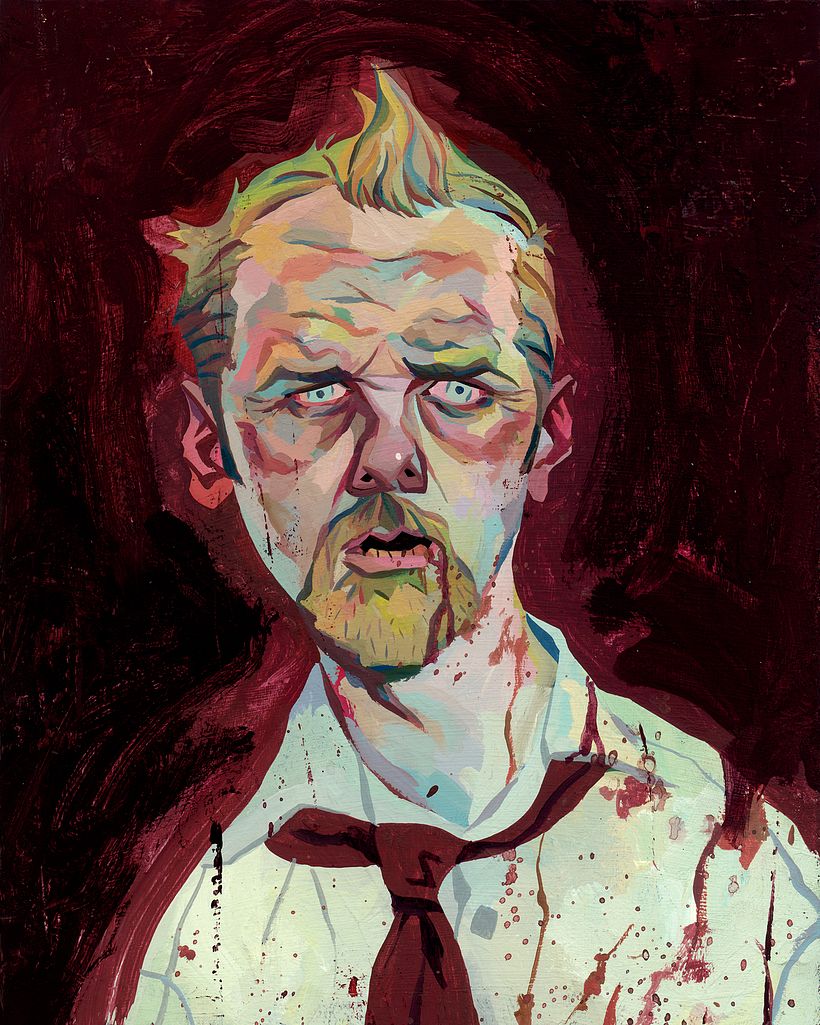 Acrylic Gouache Portrait Painting Projects 7