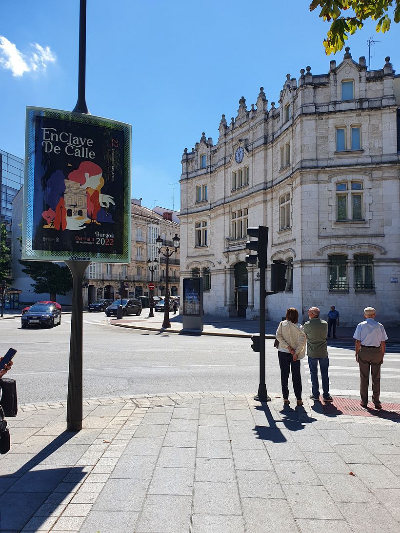 Poster in the streets of Burgos