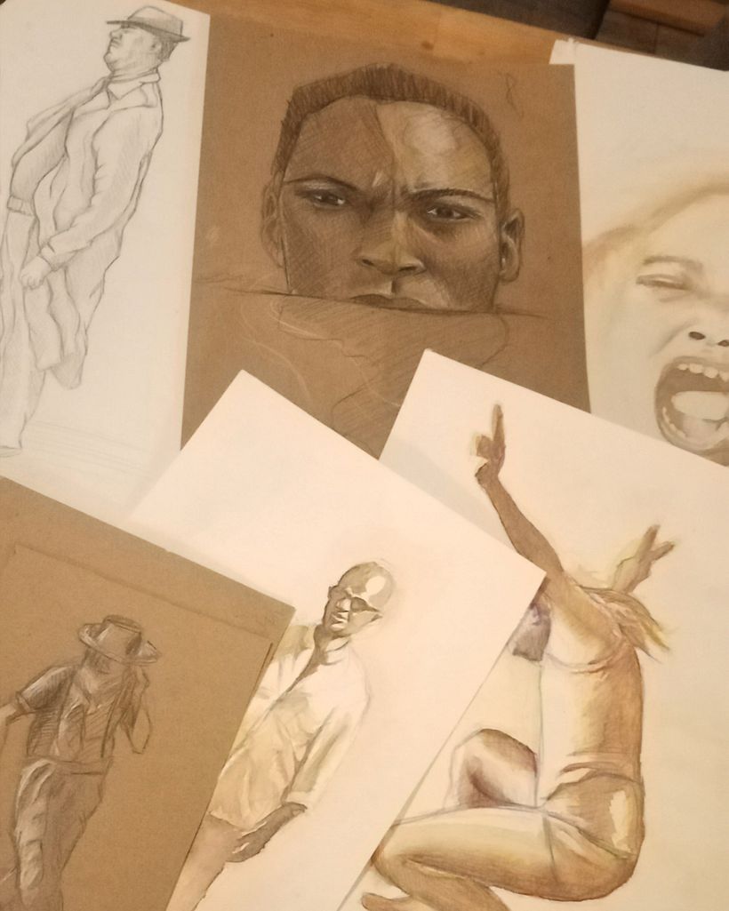 My project for course: Sketching People with Watercolor 2