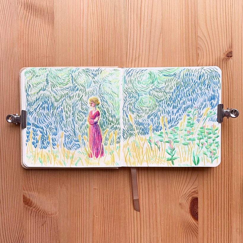 My project for course: Sketchbook Landscapes: A Colorful Approach 1
