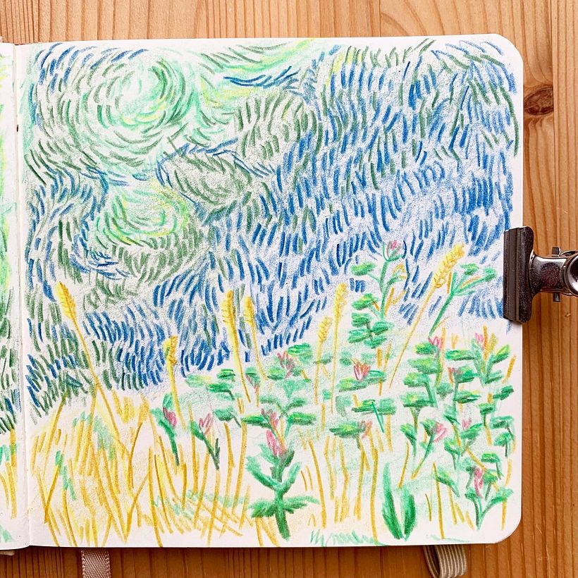 My project for course: Sketchbook Landscapes: A Colorful Approach 3