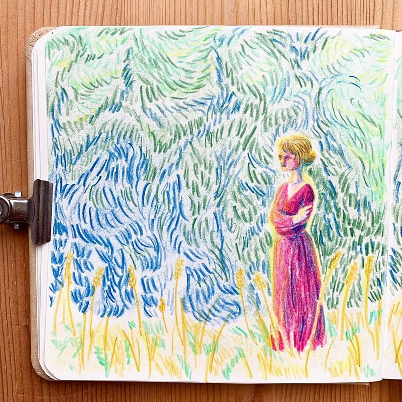 My project for course: Sketchbook Landscapes: A Colorful Approach 2