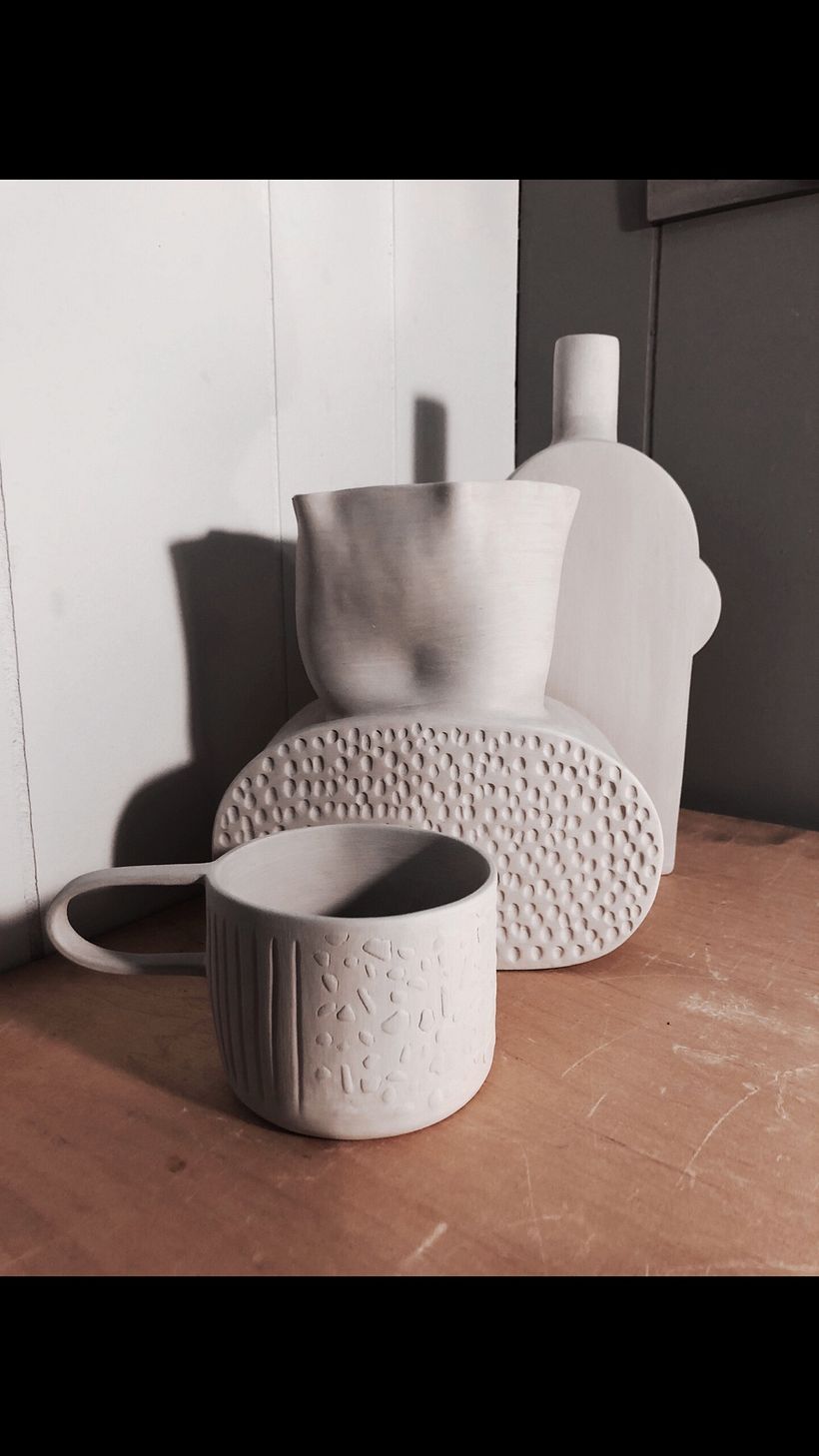 My first project :  Vessel and cups 1
