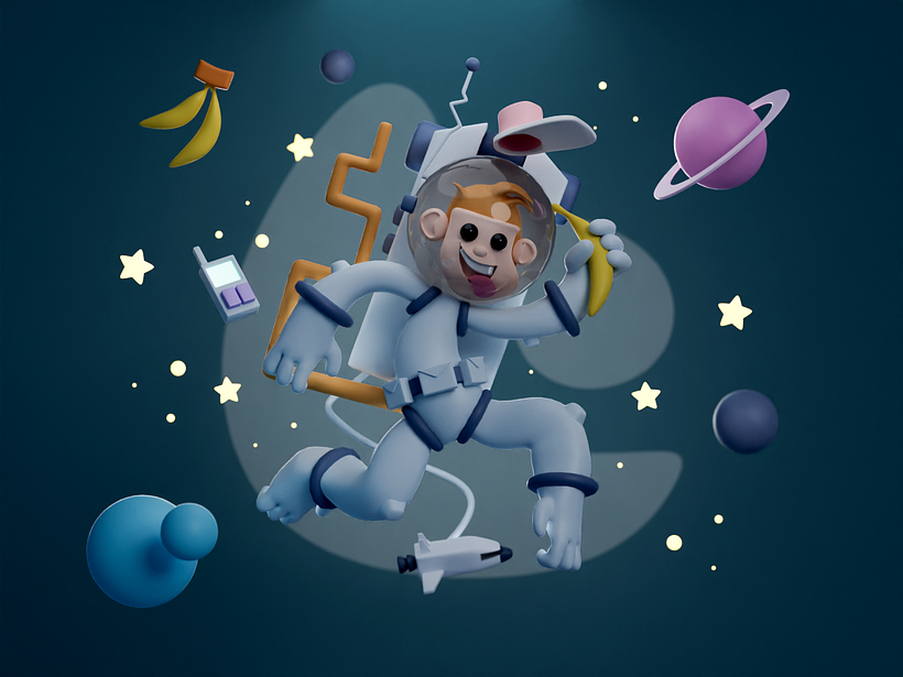 Meu projeto do curso: Criação de personagens 3D com Blender  1