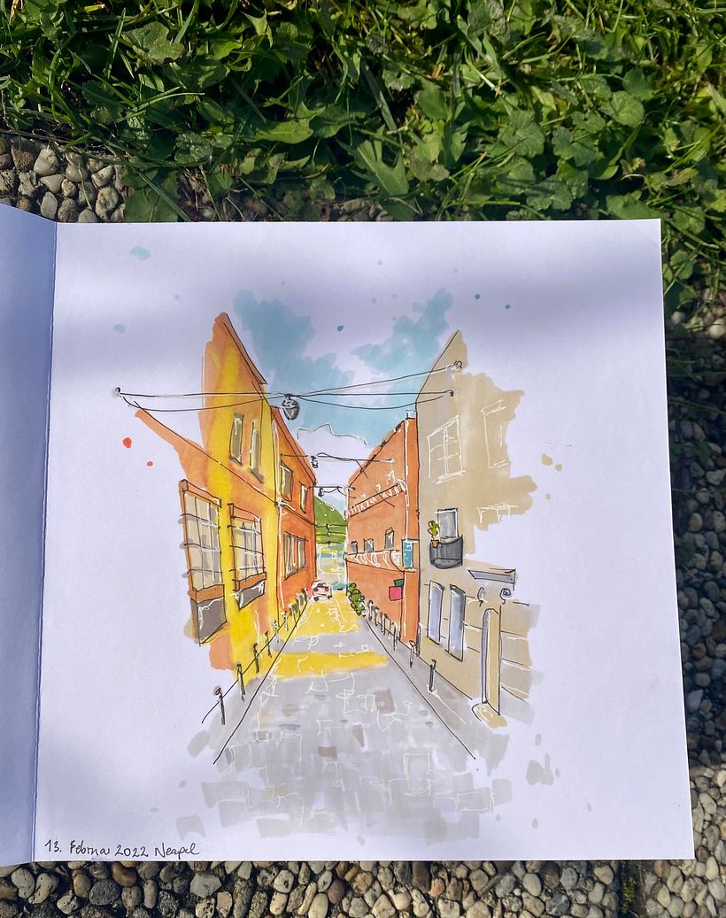 My project for course: Expressive Architectural Sketching with Colored Markers 2