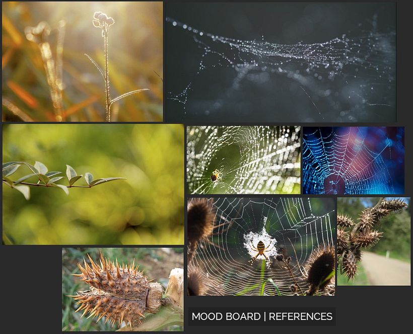 Some of my Initial references and MoodBoard