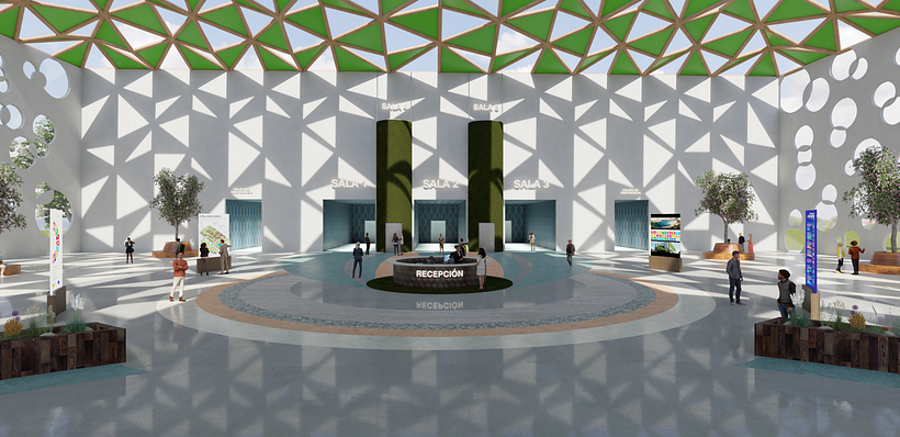 Área de lobby para una plataforma de eventos virtuales / Lobby Area for a Virtual Event Platform 3