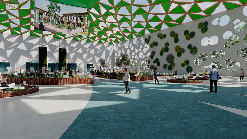 Área de lobby para una plataforma de eventos virtuales / Lobby Area for a Virtual Event Platform 2