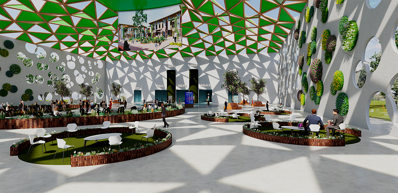 Área de lobby para una plataforma de eventos virtuales / Lobby Area for a Virtual Event Platform 5