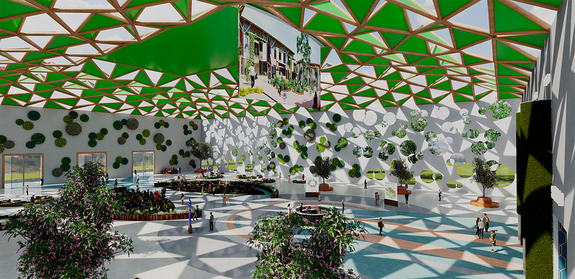 Área de lobby para una plataforma de eventos virtuales / Lobby Area for a Virtual Event Platform 8