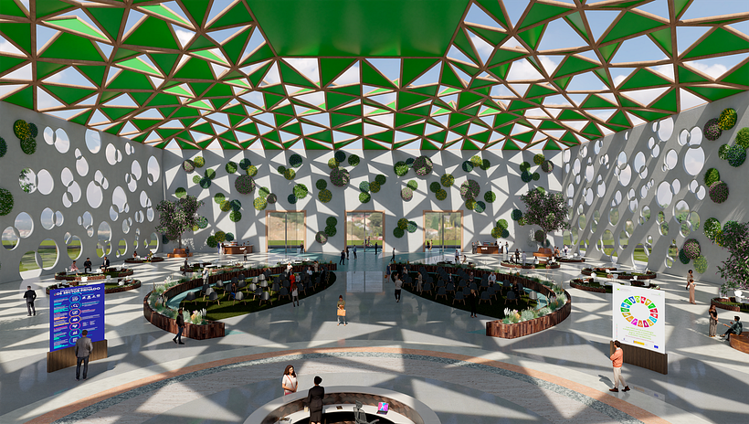 Área de lobby para una plataforma de eventos virtuales / Lobby Area for a Virtual Event Platform 9