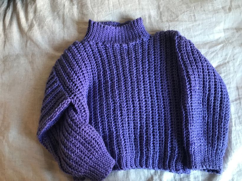 Mi proyecto del curso: Crochet: crea prendas con una sola aguja 2