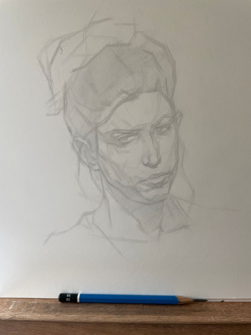 My project for course: Graphite Drawing Techniques for Planar Portraiture 1