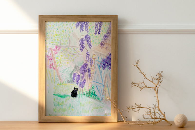 Illustration au crayon de couleurs - Faber Castell