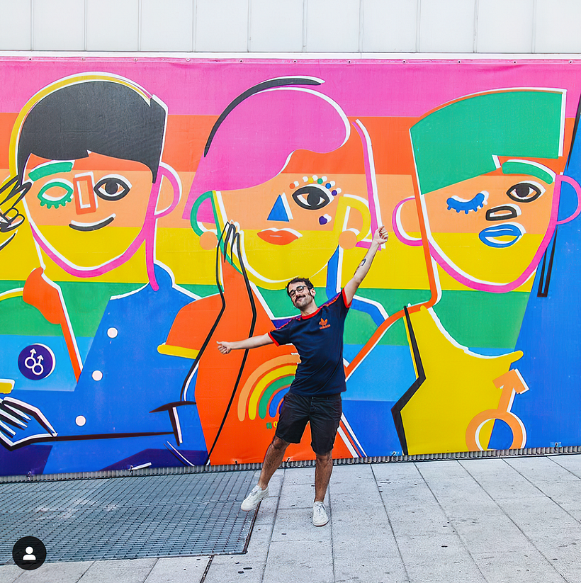 Trabajé con artistas como José Antonio Roda @josearoda para desarrollar campañas dentro y fuera de Instagram