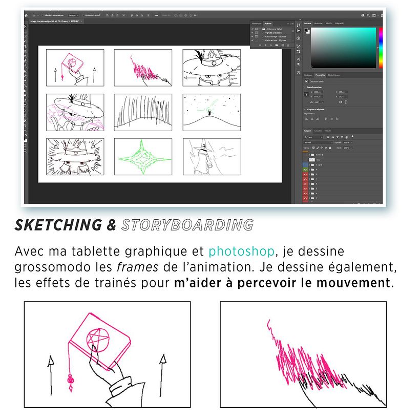 Mon projet du cours : Animation vectorielle de type frame par frame avec After Effects 4
