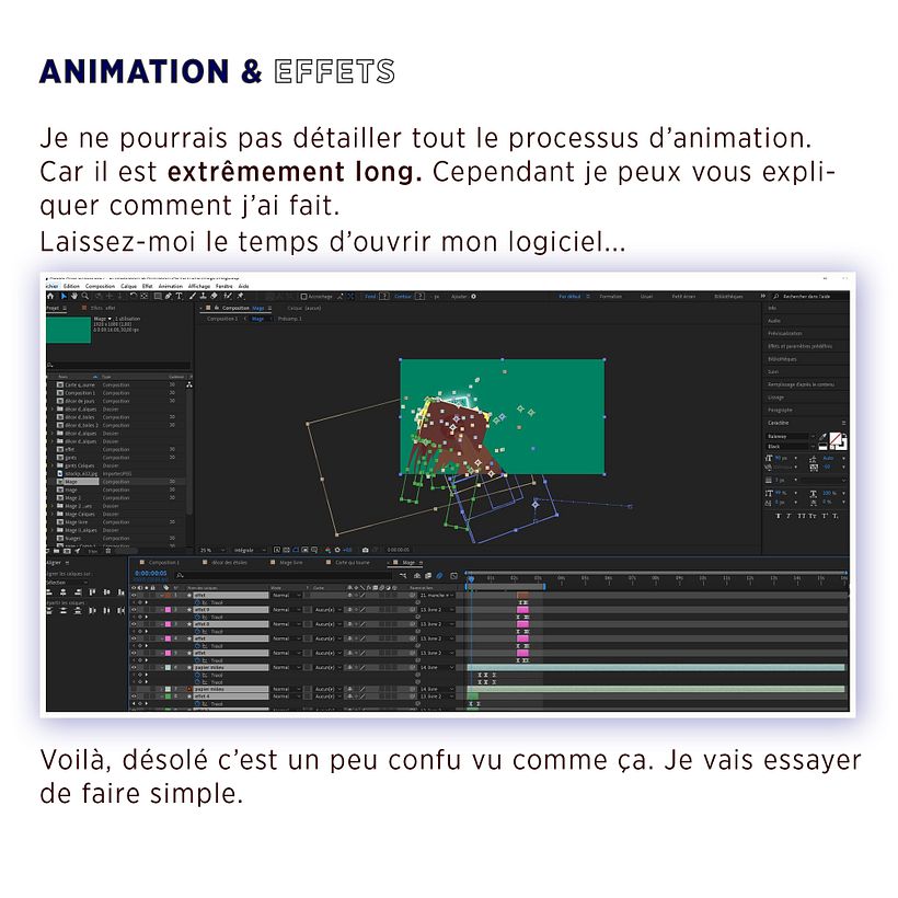 Mon projet du cours : Animation vectorielle de type frame par frame avec After Effects 10