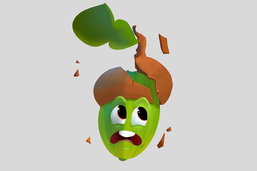 Falling acorn 3