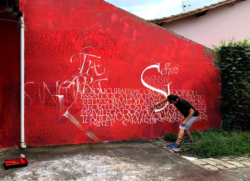 Mural. Projeto pessoal. Valença RJ, 2021