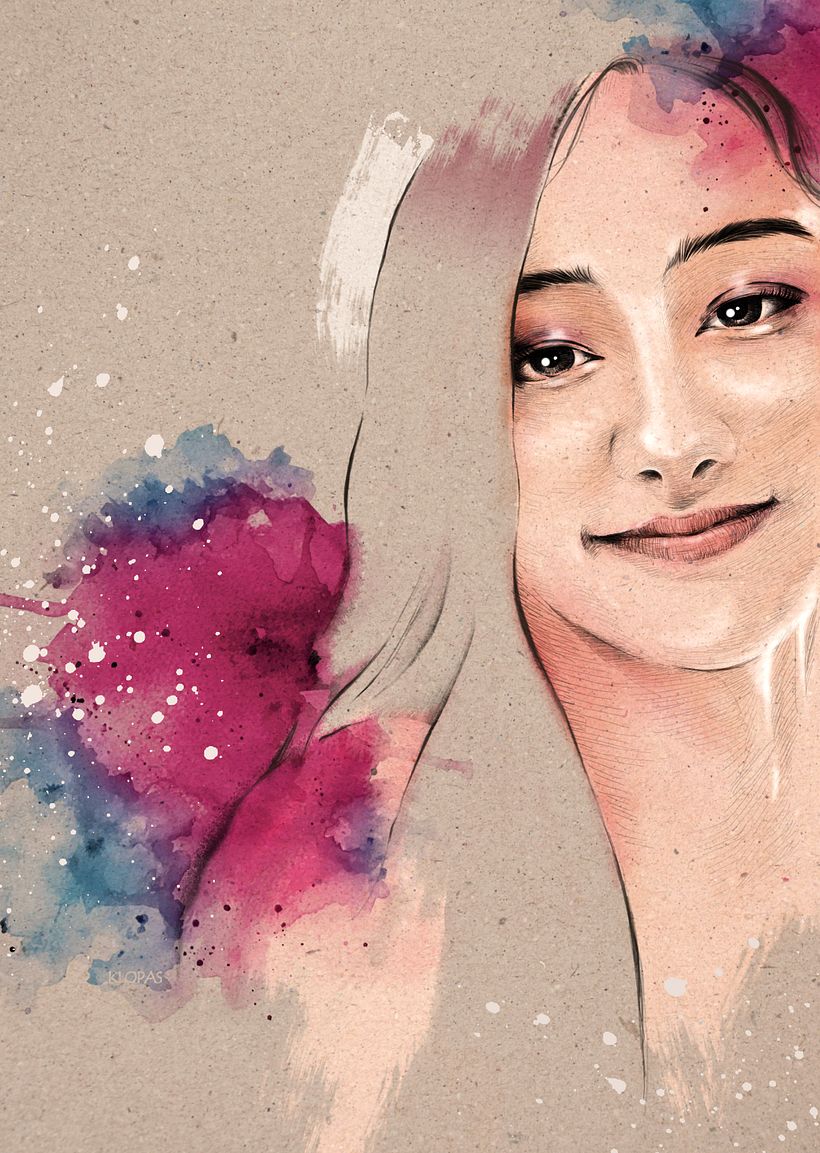 My project for course: Illustrated Portraits with Procreate 2