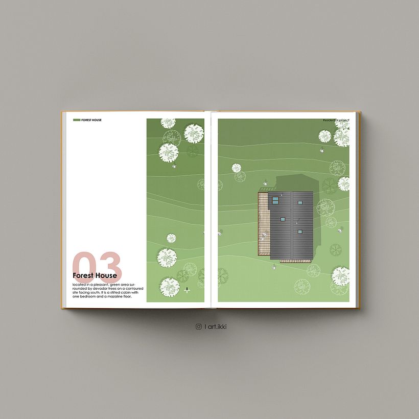 Site Plan- Used SketchUp for creating the 3-D model and Photoshop for rendering and composition. 