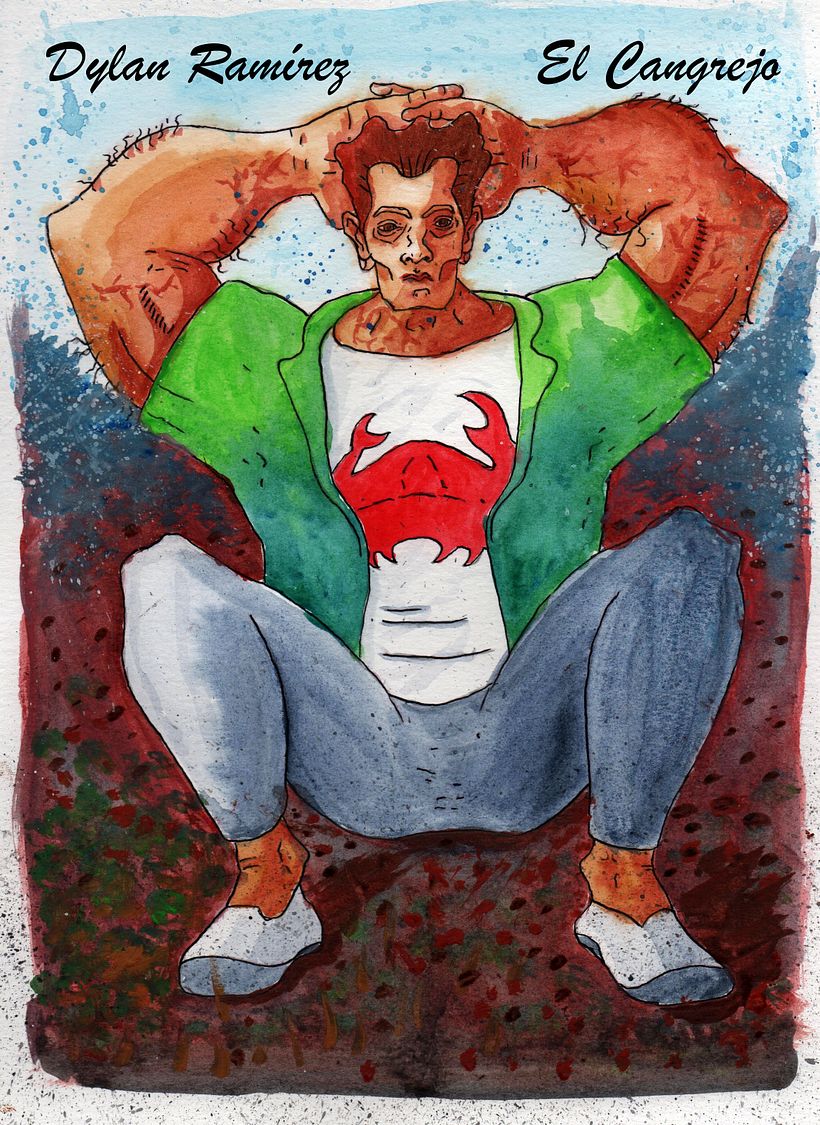 Pensé en rasgos Italianos y el tipo de ropa de un policía de Miami.