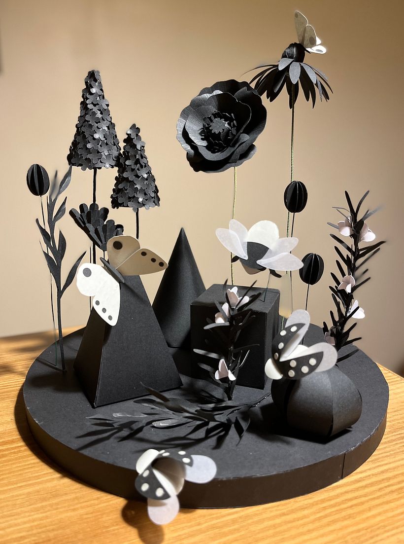 My project for course: Paper Sculpture for Set Design - Diseño