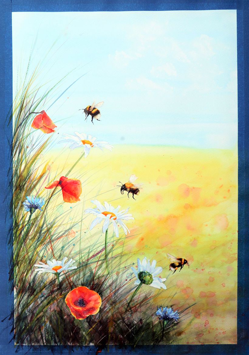 Final project- Meadow with bees- Layer 4