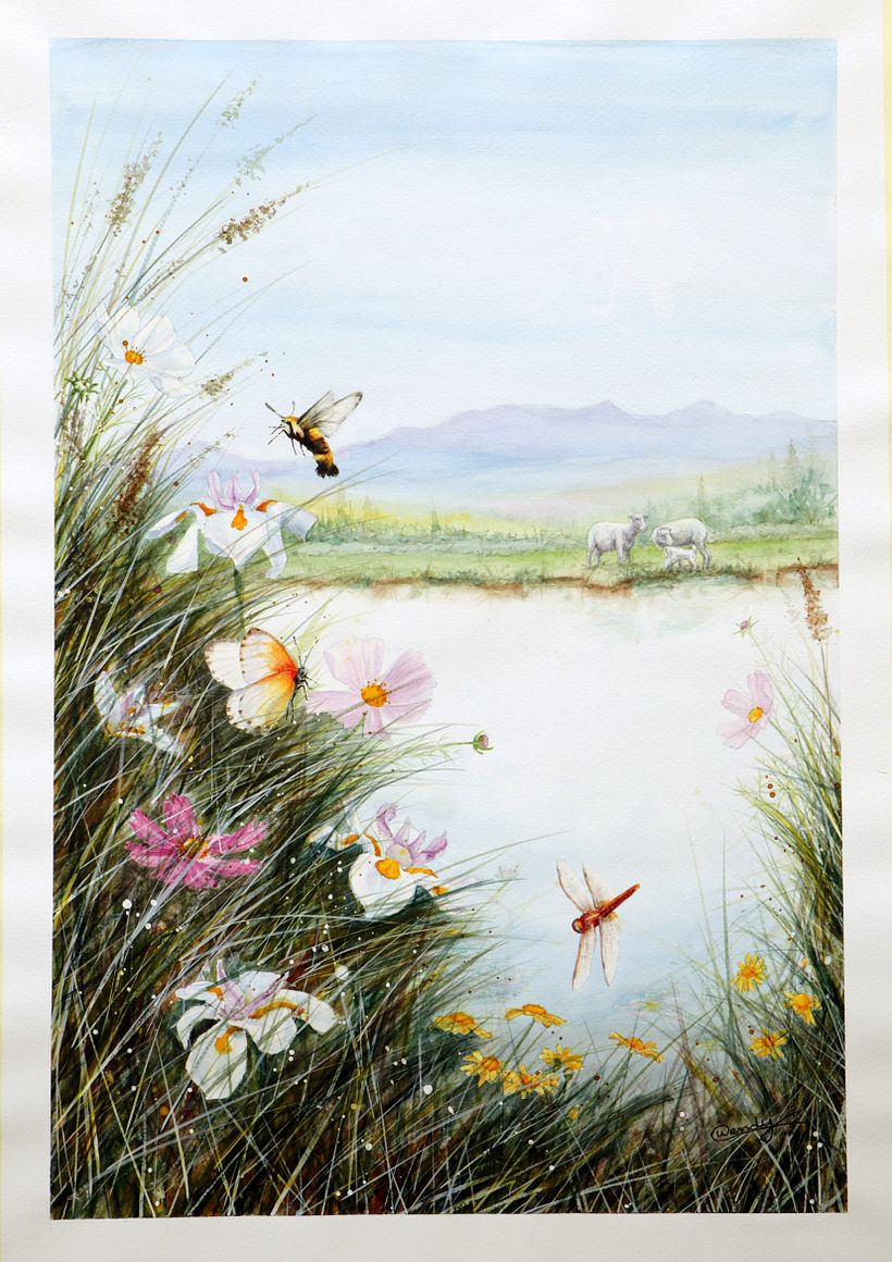 Tranquil day in the Drakensberg - My Final project