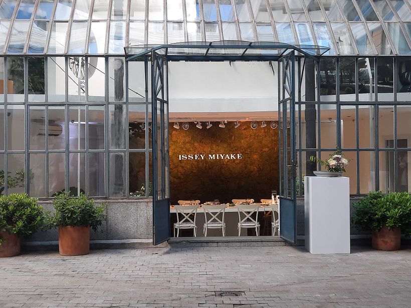 Welcome Arrangement for the launch of Issey Mikaye's perfume 'A Drop d' Issey' - Madrid, Spain.