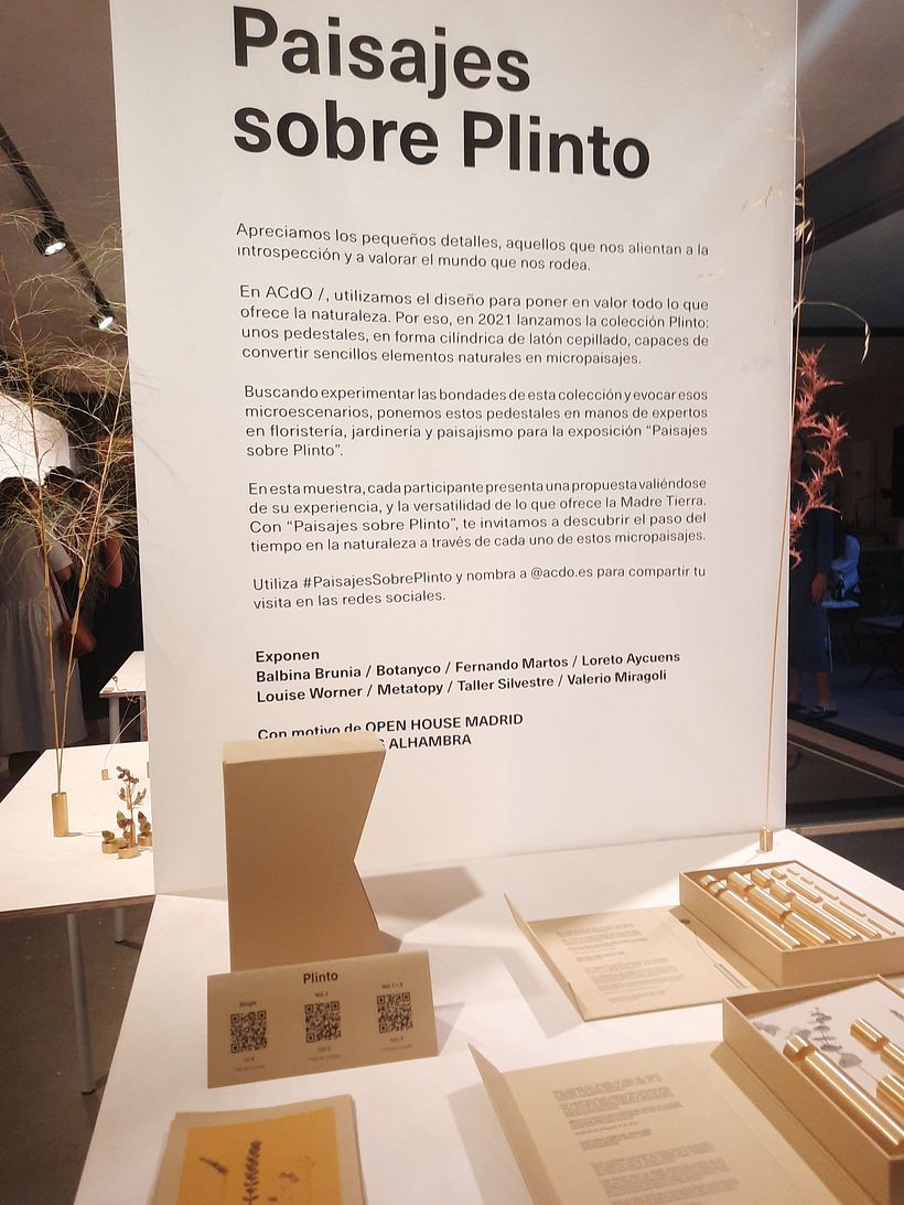 Madrid, Spain - Exhibition "Paisajes sobre Plinto" for ACdO