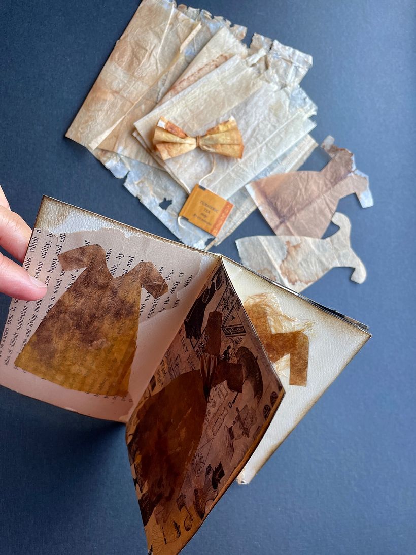 Dressed for Tea (Tea bag Journal) 2