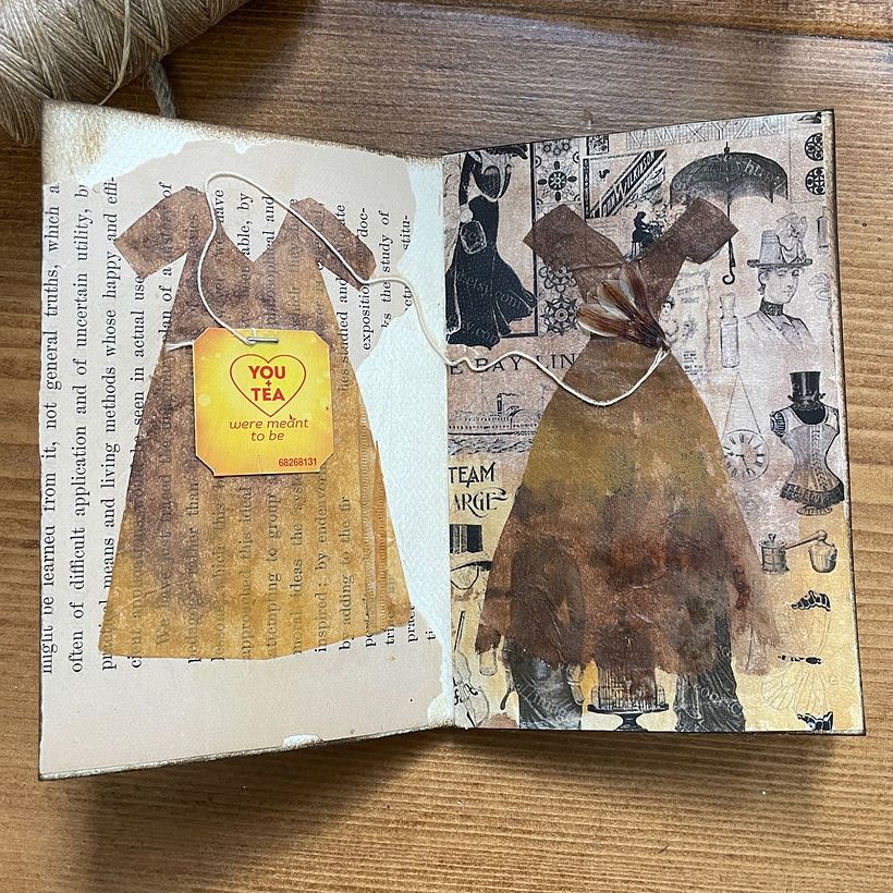 Dressed for Tea (Tea bag Journal) 4