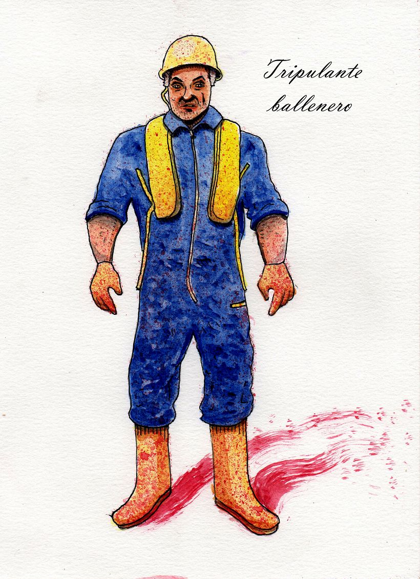 Mercenario matando grandes animales con los japoneses haciendo tratos con funcionarios corruptos.