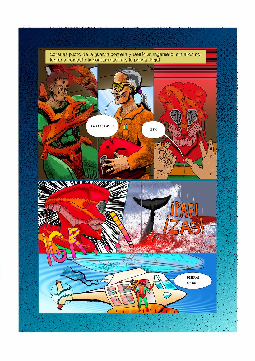 Los ojos de la Mascara los pensé con un líquido gris como las lámparas de lava.