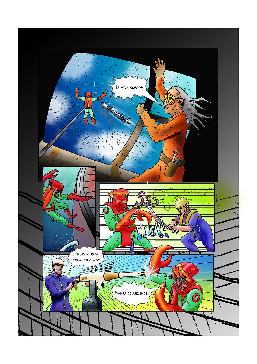 Indignado y con bronca, pero su intención es capturarlos con vida y llevarlos a juicio.