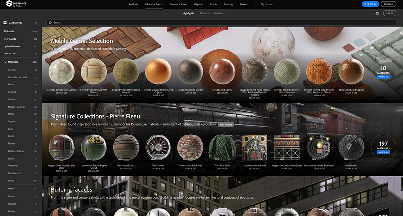 9 siti web dove scaricare texture e modelli per i tuoi progetti 3D 7